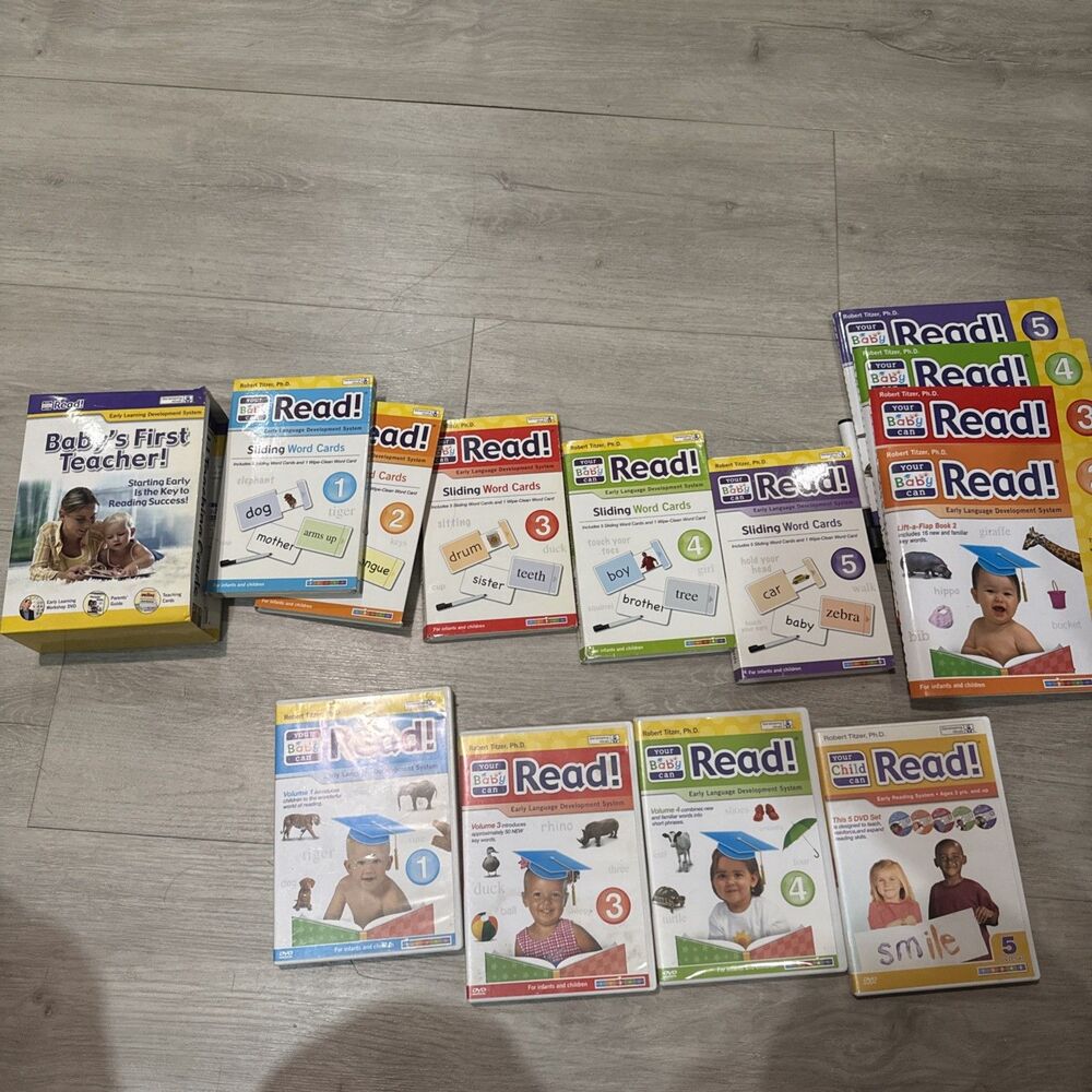 Robert Titzer Your Baby Can Read Early Language Lot